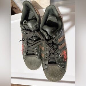 Adidas Men's Olive and Brown Sneakers